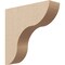 Ekena Millwork 3"W x 12"D x 12"H Thin Carmel Rough Cedar Woodgrain TimberThane Corbel, Primed Tan CORUR03X12X12CARRCPR - alternate 1